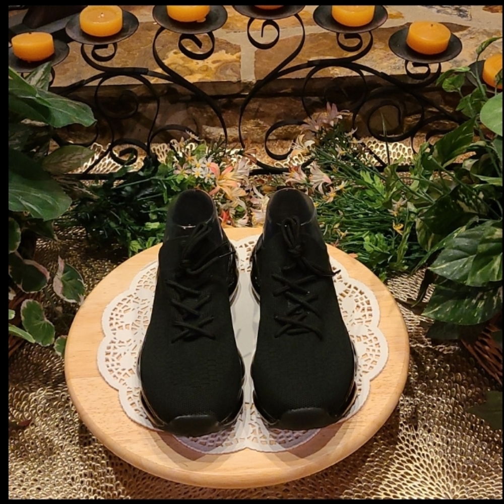 Air Cushion Lace Up Walking Pink Sneakers - Picture 11 of 12